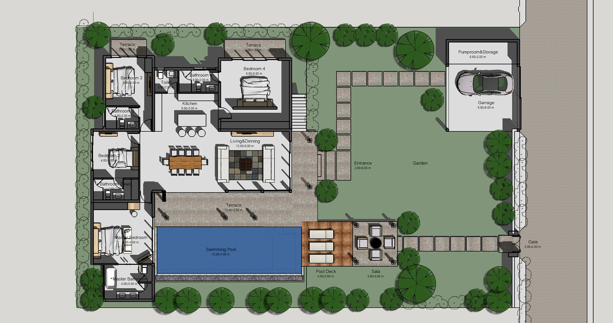 V1 Ground Floor plan